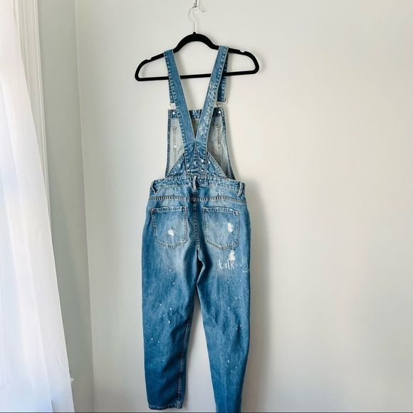ZARA Distressed Trafaluc Overalls XS - Picture 8 of 9